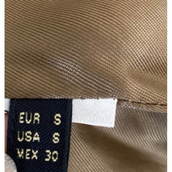 Massimo Dutti Brown Sleeveless Vest Jacket With Asymmetrical Zip Closure Small - Picture 5 of 9